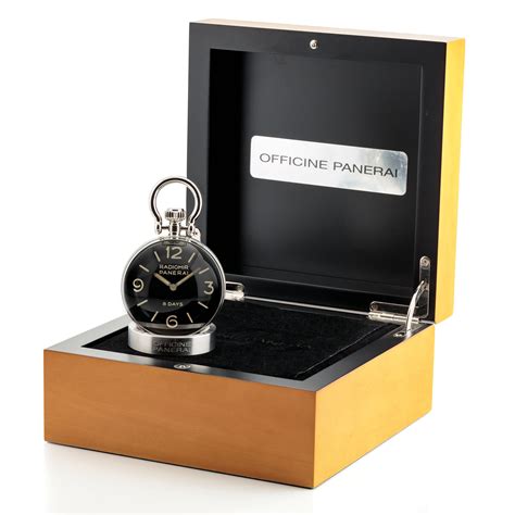 panerai table clock replica|panerai desk clock.